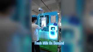Máy Bán Sữa Tươi Haloo | Hệ thống trữ sữa 120L Thiết kế dung tích lớn 175 cốc tự động