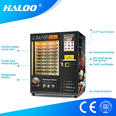 Máy bán thức ăn tự động tự phục vụ 24h với lò vi sóng