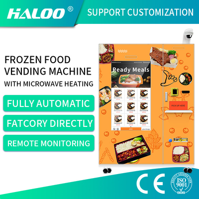 Màn hình cảm ứng lớn Máy bán thực phẩm đông lạnh Máy bán thực phẩm đông lạnh hoàn toàn tự động với hệ thống sưởi nhanh 45S