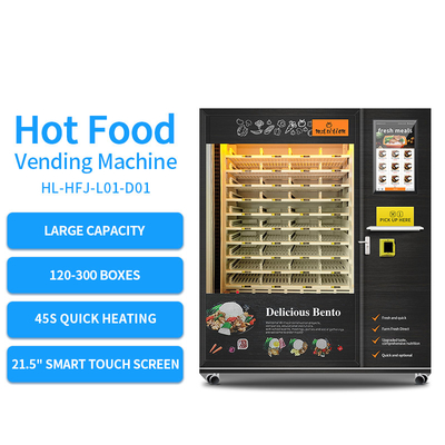 120 Hộp Công suất lớn Máy bán thức ăn tự động có Chức năng Làm mát và Sưởi ấm