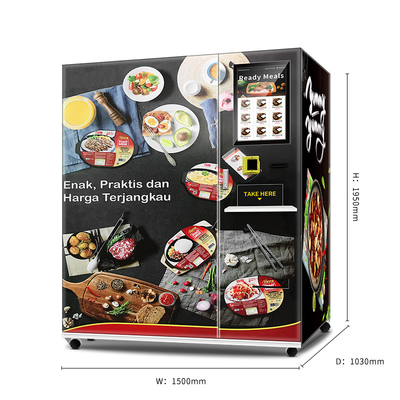 Bữa ăn sẵn sàng Bánh bao Bánh mì Bánh mì kẹp thịt Máy bán hàng thực phẩm đông lạnh với thời gian làm nóng ngắn