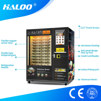 Khuôn viên trường đại học Máy bán đồ ăn nóng tự động với chức năng sưởi ấm Máy bán đồ ăn nóng tự động