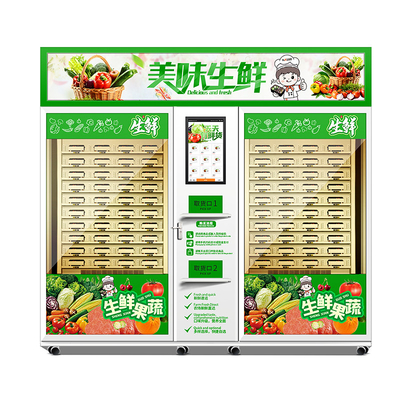 Tủ lạnh 24 giờ làm mát máy bán rau quả tươi với thang máy XY
