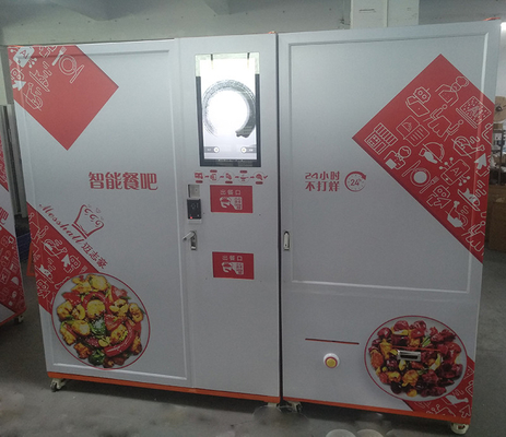 Thực phẩm tươi sống đông lạnh Máy bán hàng tự động sưởi ấm bằng lò vi sóng