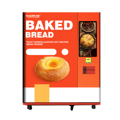 Máy bán bánh mì nướng tươi tự động với lò nướng thông minh