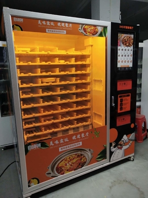 Máy bán thức ăn tự động hiệu suất cao với lò vi sóng