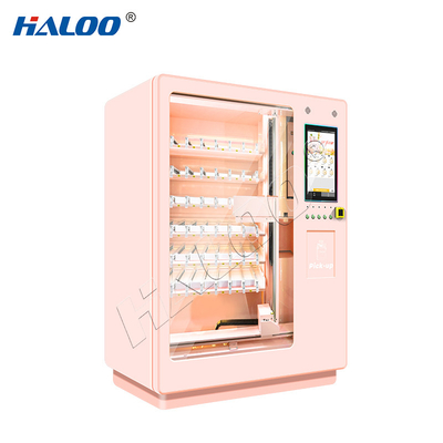 Máy bán hàng tự động Haloo Nhà sản xuất Máy bán hàng tự động 21,5 inch Quảng cáo màn hình cảm ứng thông minh Máy bán nước hoa