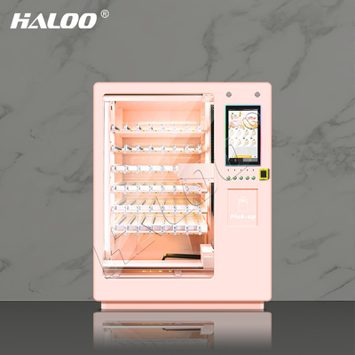 Máy bán hàng tự động Haloo Nhà sản xuất Máy bán hàng tự động 21,5 inch Quảng cáo màn hình cảm ứng thông minh Máy bán nước hoa