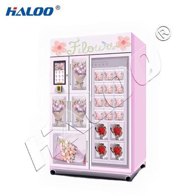 Máy bán hàng tự động Haloo Supplie R20 Locker Touch Screen Flower Vending Machine