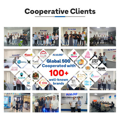 Máy bán hoa Haloo cung cấp dịch vụ tùy chỉnh logo miễn phí, chất liệu bảng kim loại và hỗ trợ nhiều hình thức thanh toán.