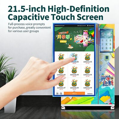 Máy bán tựa sách Haloo với khóa điện tử thông minh và cửa tủ chống nổ trong suốt dày