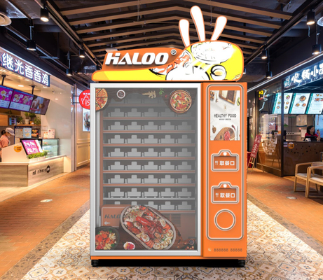 Máy bán hàng tự động làm bánh pizza tự động sưởi ấm 3000W với đầu đọc thẻ tín dụng OEM