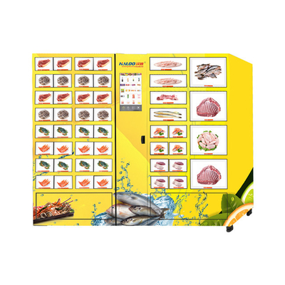 Tủ lạnh tủ lạnh Máy bán hàng tự động Hải sản Bánh sinh nhật Thực phẩm tươi Máy bán hàng tự động