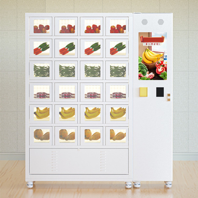 Kích thước tùy chỉnh Trái cây và Rau quả Máy bán hàng tự động Tủ khóa tủ làm mát