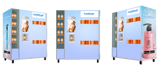 Máy bán hàng tự động nạp chất tẩy rửa dung dịch nước 4G Self Help với dung tích 200L