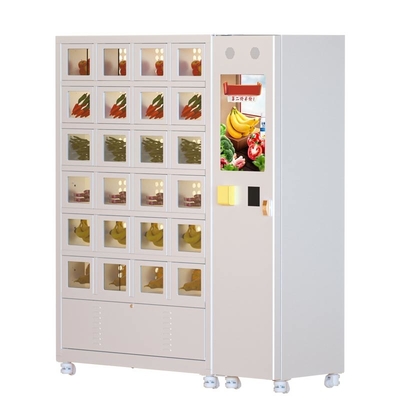 Máy bán hàng tự động có tủ khóa tự động tự phục vụ với tủ lạnh 4 ℃