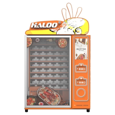 Máy bán hàng tự động bằng lò vi sóng cho thực phẩm ấm Máy bán hàng tự động được hâm nóng