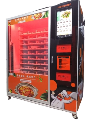 Máy bán hàng tự động bằng lò vi sóng cho thực phẩm ấm Máy bán hàng tự động được hâm nóng