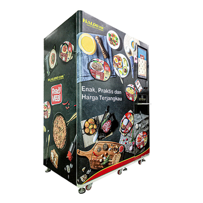 Máy bán hàng tự động cho bữa ăn đông lạnh 4000W, Thiết bị nhà cung cấp thực phẩm SDK