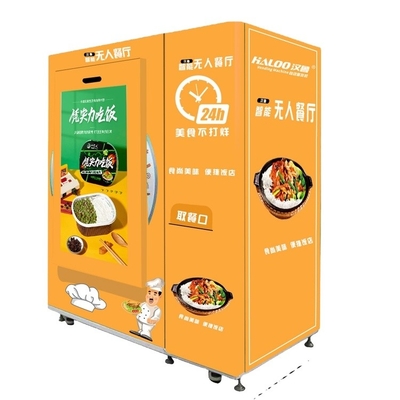 Máy bán thực phẩm đông lạnh tự động có lò vi sóng cho cơm hộp Bento