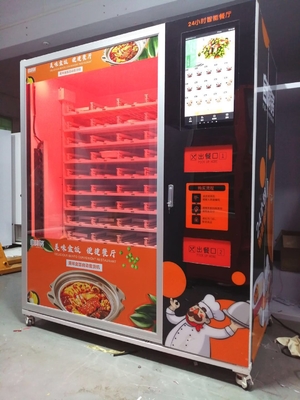 Máy bán thức ăn nhanh tự động 3800W với lò vi sóng đơn