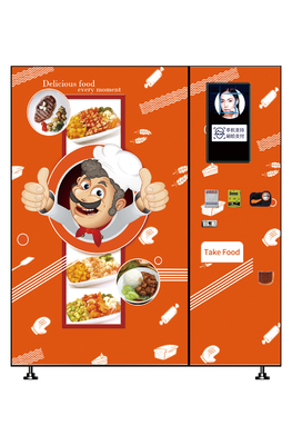 Hộp cơm Bento Máy bán hàng tự động Bữa ăn đông lạnh Máy bán hàng tự động Máy bán hàng thực phẩm chế biến sẵn