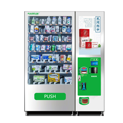Máy bán hàng tự động đặt trên tầng dành cho thuốc Otc với màn hình 21,5 inch