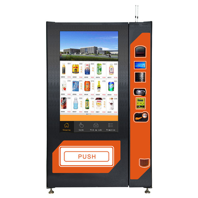 Máy bán hàng tự động kết hợp nước ngọt có ga màn hình lớn, Máy bán hàng tự động chip