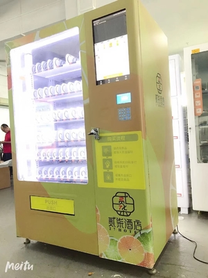 Đồ uống giải nhiệt và đồ ăn nhẹ Máy bán hàng tự động thông minh, Máy bán hàng tự động băng tải