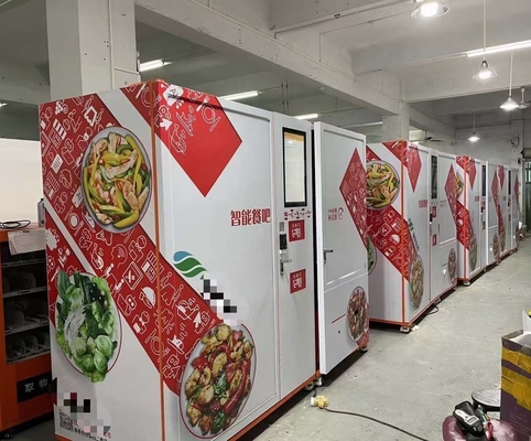 Máy bán hàng tự động cắt miếng Pizza với Chứng chỉ CE mạng 4G Wifi
