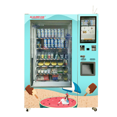 -18 ℃ Thực phẩm đông lạnh Máy bán hàng tự động Máy bán hàng tự động Popsicle Máy bán hàng tự động Ice Cone