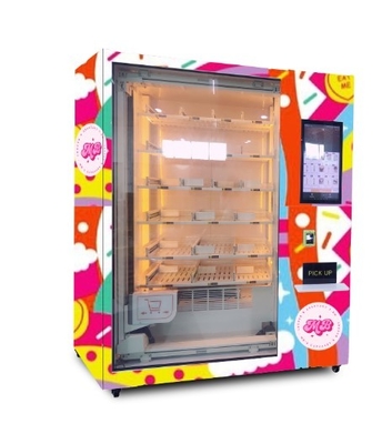 Máy bán bánh donuts tự động với máy bán hàng tự động đầu đọc thẻ US